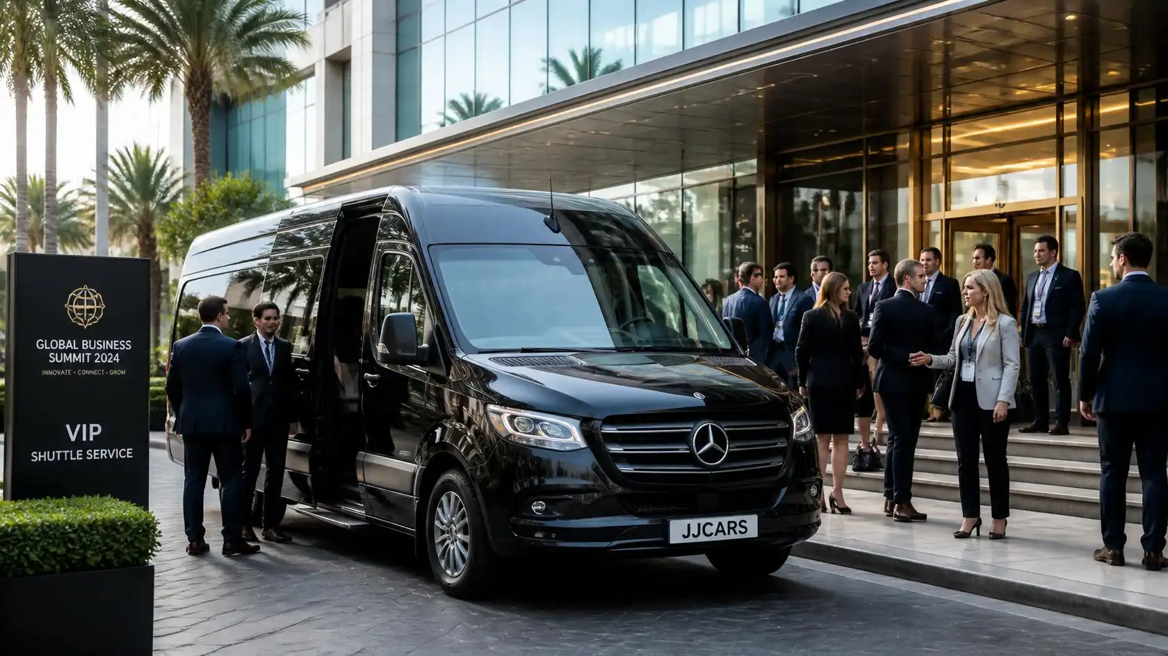 Conference transportation in Melbourne with a private chauffeur