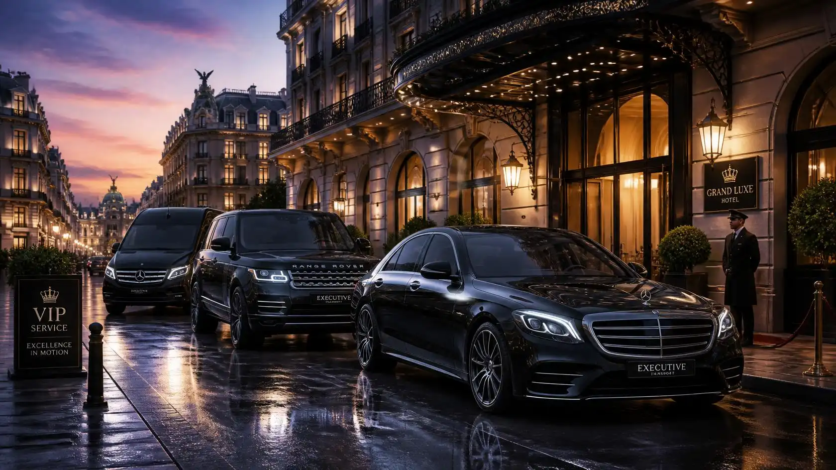 Corporate event transport Melbourne with a luxury chauffeur vehicle
