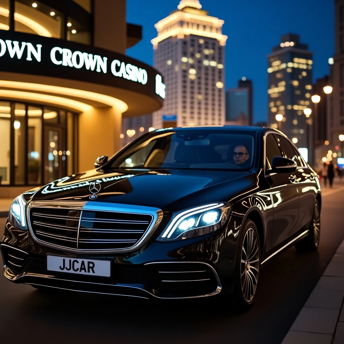 Luxury sedan for hourly chauffeur travel in Melbourne