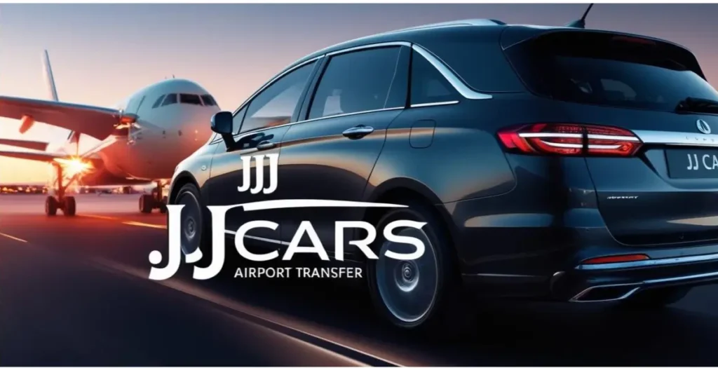 Melbourne airport transfer service luxury car with chauffeur ready for pick-up.