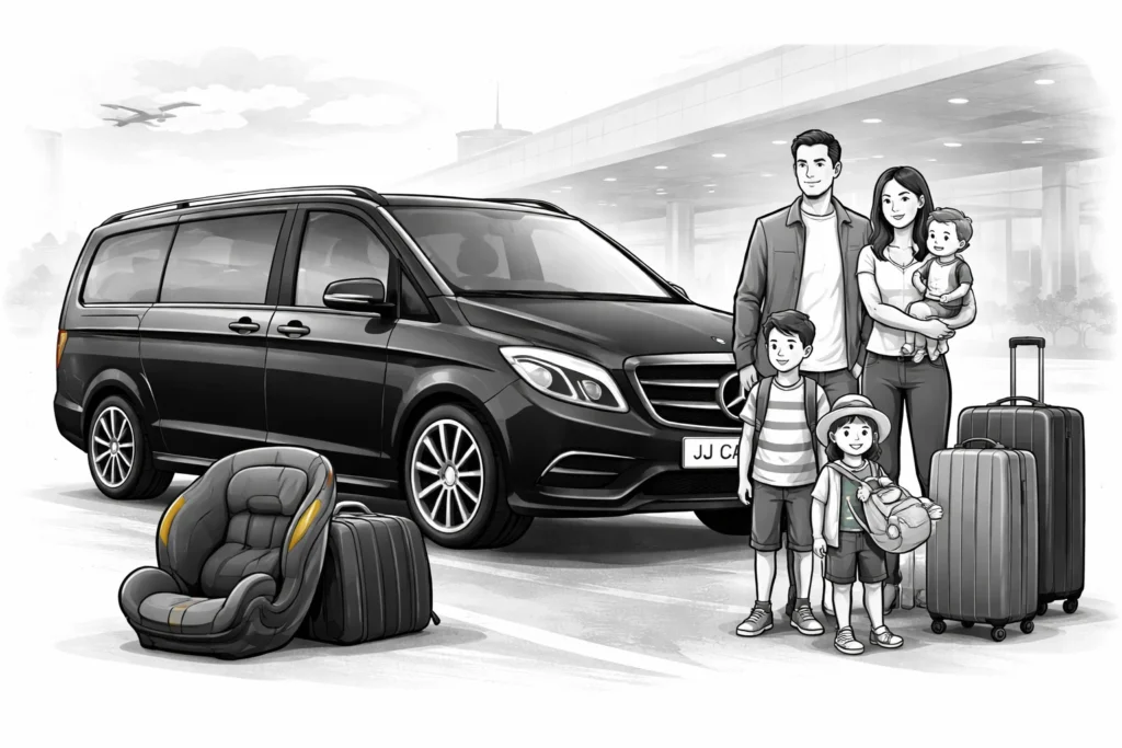 Melbourne group airport transfer van chauffeur service